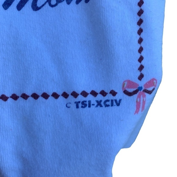 Vintage Tee Shirt World’s Greatest Mom Hearts Ribbons Size XL - Picture 3 of 5